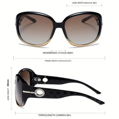 Oversized Oval Sunglasses UV400 Summer Sun Shades Women