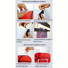Mini Basketball Hoop Set With 1 Ball Professional Mini Basketball Frame