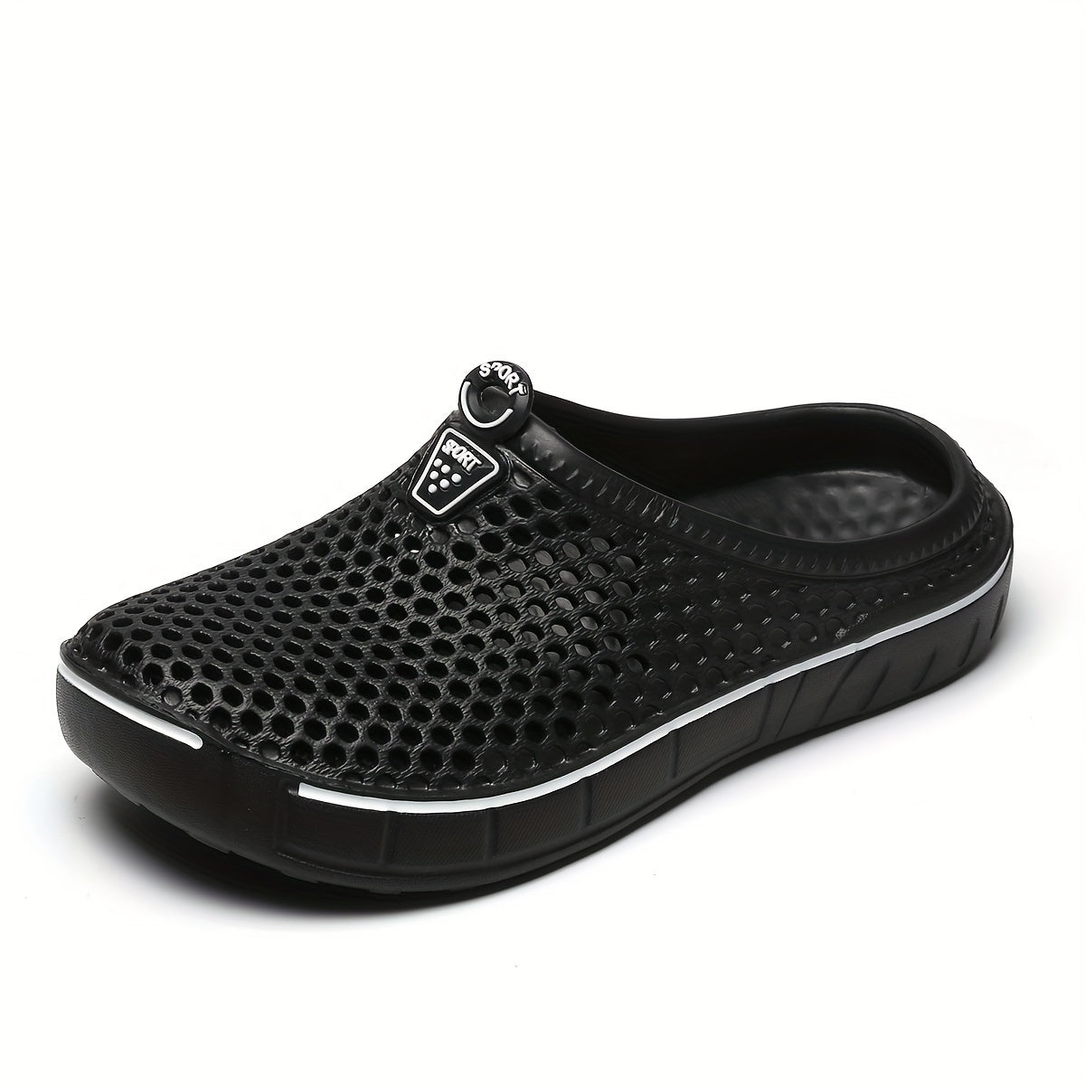 Men's Hollow Out Breathable Clogs Non Slip Outdoor Slippers