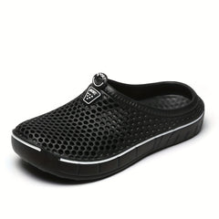 Men's Hollow Out Breathable Clogs Non Slip Outdoor Slippers