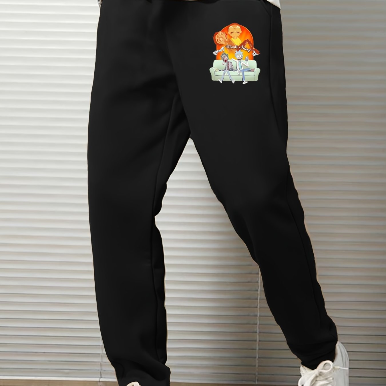 Cartoon Print Men's Casual Sweatpants