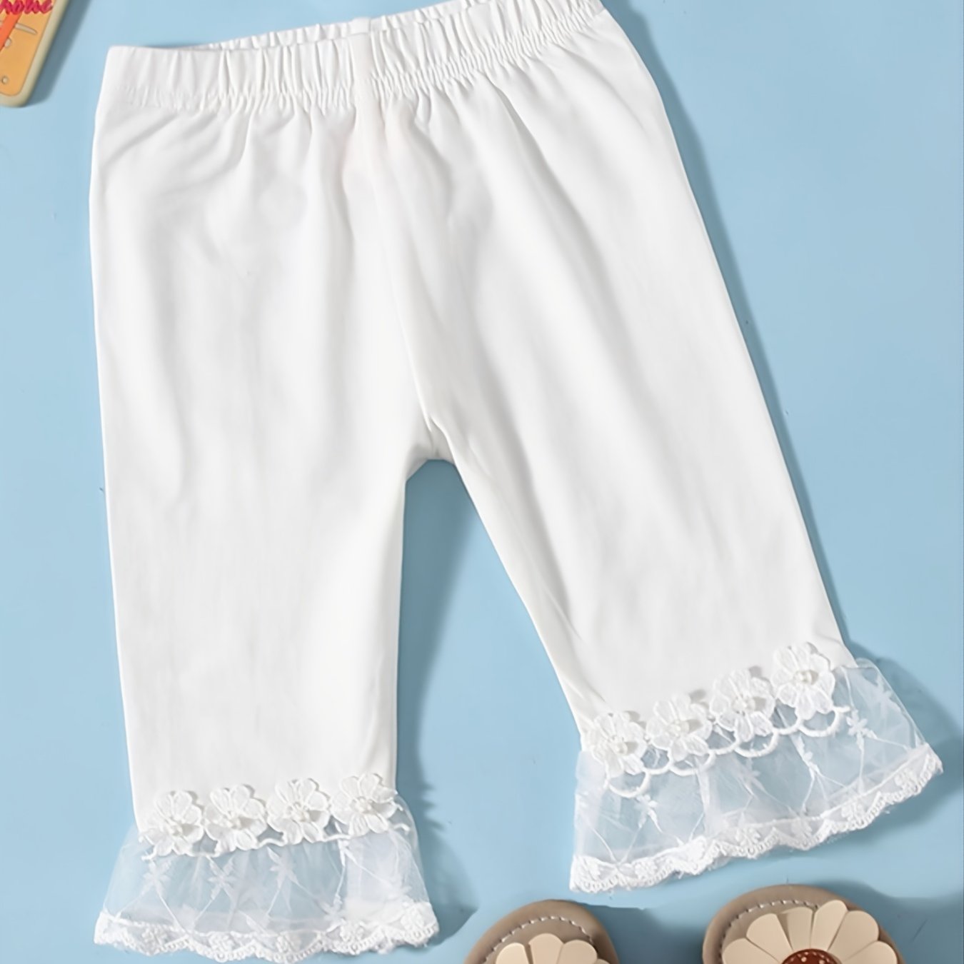 Girls Lace Leggings for Winter