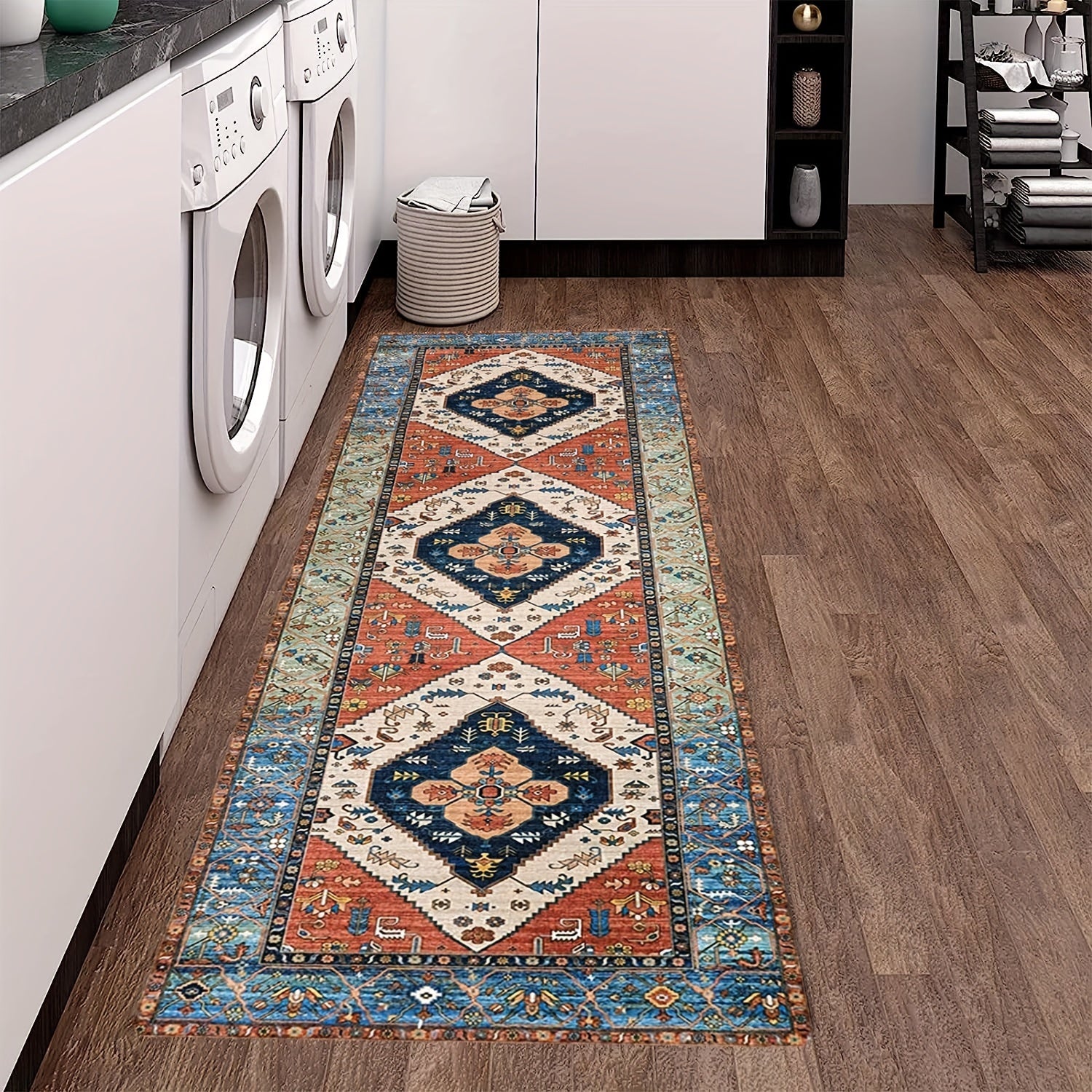 Bohemian Style Quick Dry Anti-slip Absorbent Foam Bath Mat