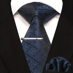 Men's Tie And Pocket Square Set For Party And Business