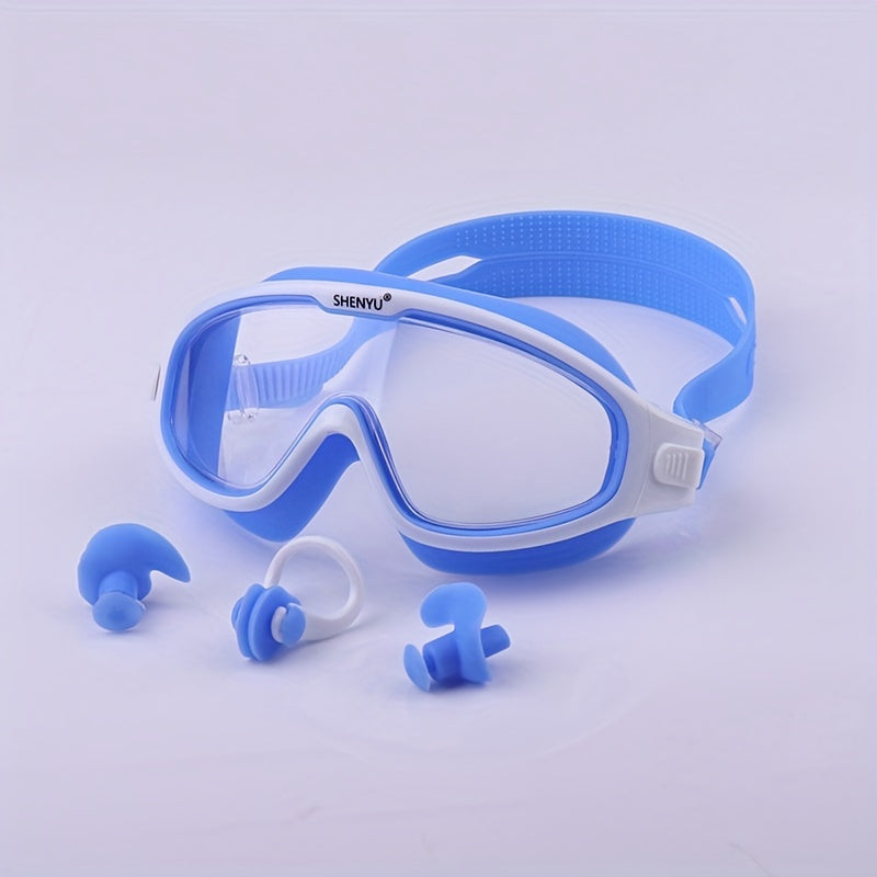 Kids Swimming Goggles + Nose Clip & Earplugs