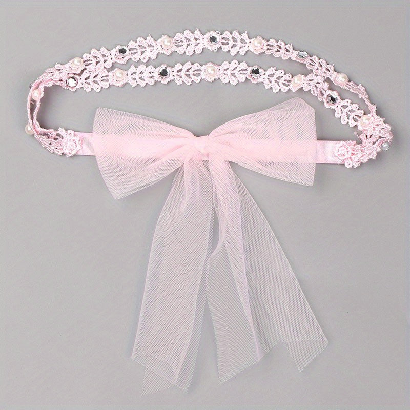 Sweet Lace Flowers Headband for Baby Girls