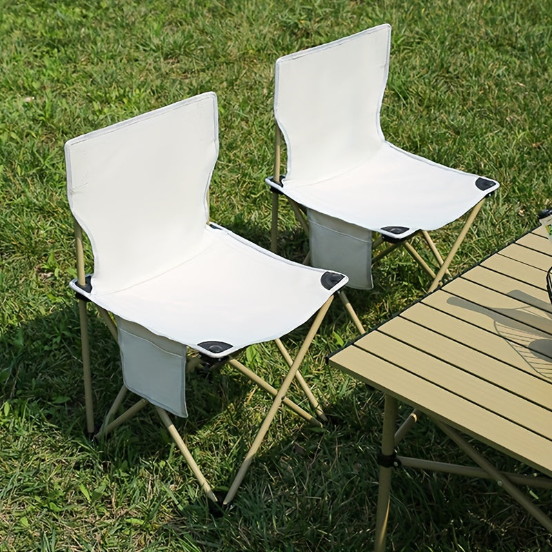 Folding Beach Chair for Fishing Camping Picnic Leisure - Portable Outdoor Seat