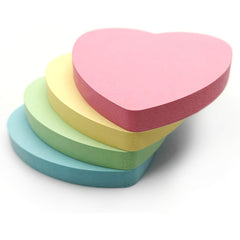 Heart Sticky Notes 120 Sheets Pad