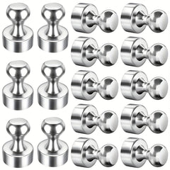 16pcs Magnetic Push Pins Neodymium Magnet Whiteboard Magnets