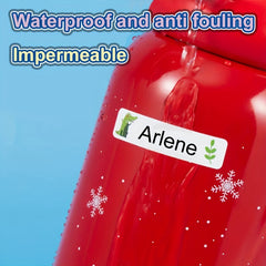 150 Personalized Waterproo Name Sticker Transparent Label School Custom