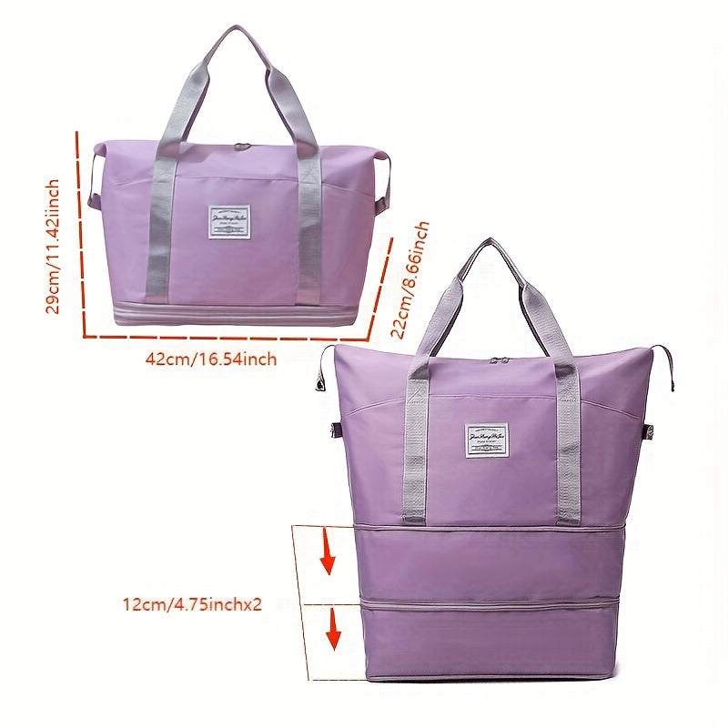 Large Capacity Handheld Fitness Bag Waterproof Foldable Scratch Resistant