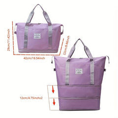 Large Capacity Handheld Fitness Bag Waterproof Foldable Scratch Resistant