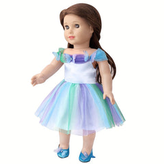 45 72 Cm Girl Doll Butterfly Princess Dress Holiday For Girls Clothes