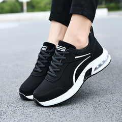 Women's Non-Slip Air Cushion Running Shoes Lace Up Casual Travel Shoes