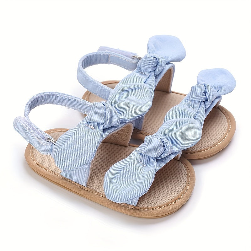 Baby Girls Bowknot Sandals Lightweight Anti Slip