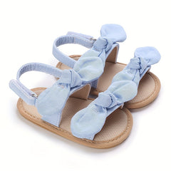 Baby Girls Bowknot Sandals Lightweight Anti Slip