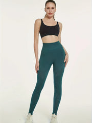 Solid Fitness Gym Leggings High Waist Yoga Pants