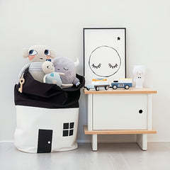 Large Canvas Drawstring Storage Bag