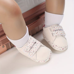 Flower Pattern Sneakers for Baby Girls
