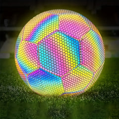 Reflective Standard Size 5 Soccer Ball for Competition and Training