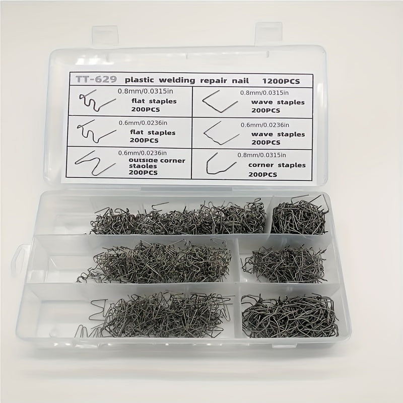 600pcs Car Bumper Repair Welding Gun Welding Wire Big Wave Welding Nail Patch