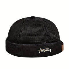Adjustable S Breathable Vintage Brimless Beanie Hats