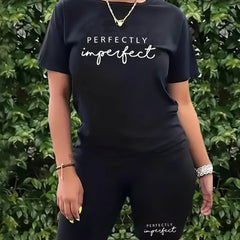 Short Sleeve Crew Neck T Shirt & Shorts 2pcs Set for Women
