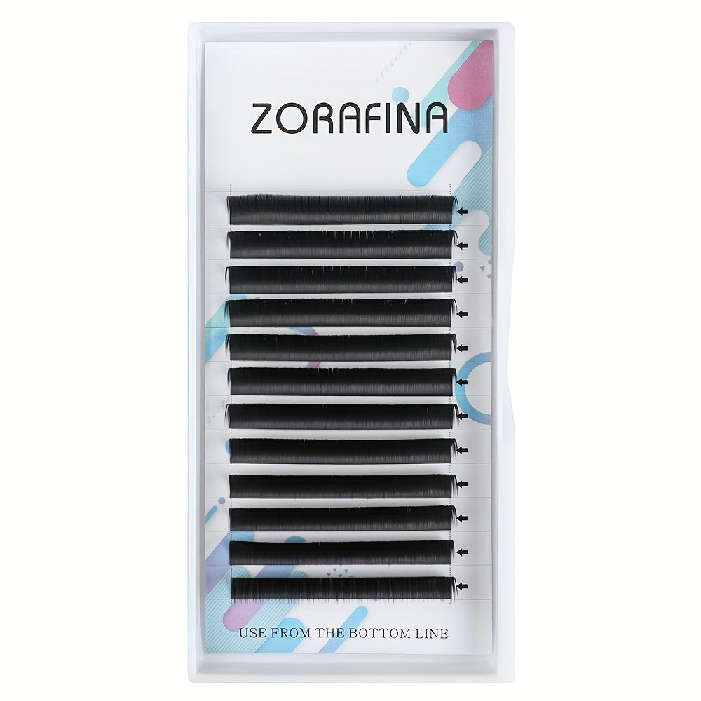 Matte Flat Hair Lashes Natural Cross Fluffy Cluster Lashes Extension