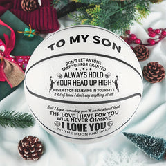Engraved Training Basketball with Pump