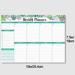 Weekly 52 Sheets To Do List Notepad Agenda Planner