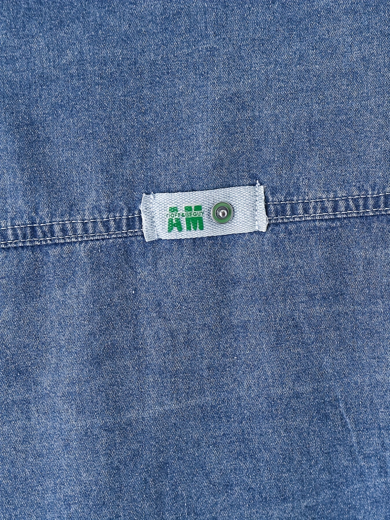Boys Gradient Denim Jacket Button Down Lapel Coat