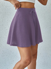 High Waist Drawstring Skirt for Spring & Fall