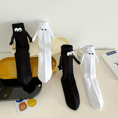 Couple Funny Socks with Magnetic Dolls - Unique Gift Idea for Couples