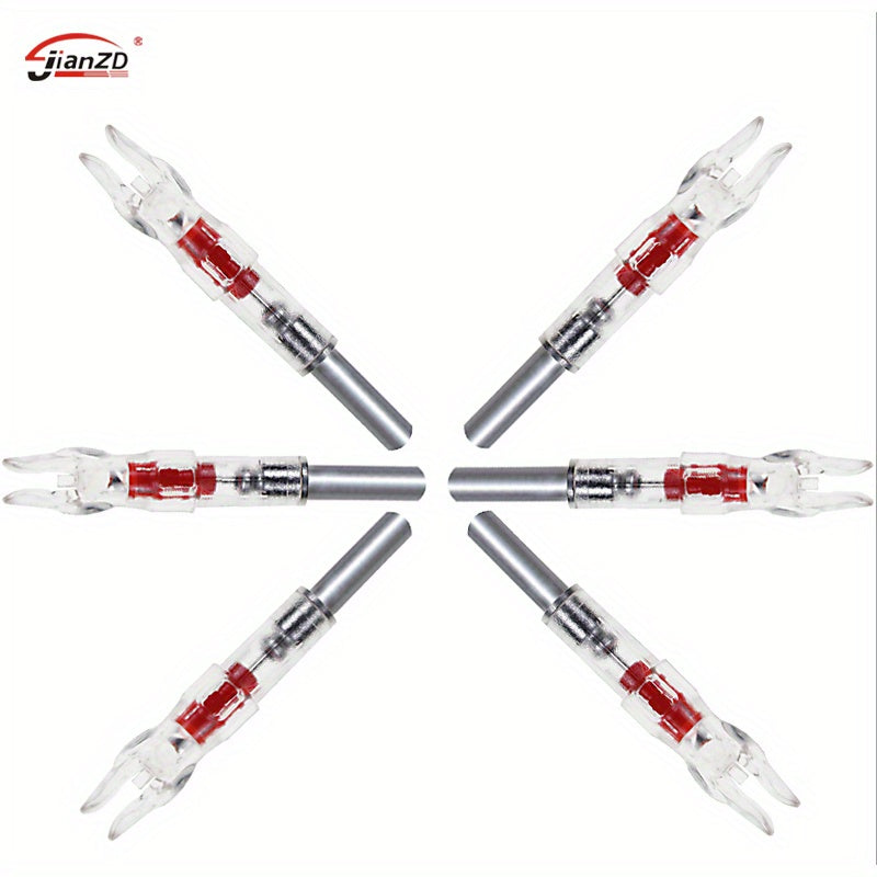 6pcs Lighted Nocks Archery Led Nocks Diameter 6.244 Shooting Practice