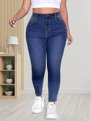 High Rise Stretch Skinny Jeans