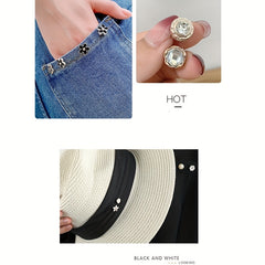 50pcs Anti Glare Brooch Dress Neckline Pearl Pin Seam Buckle