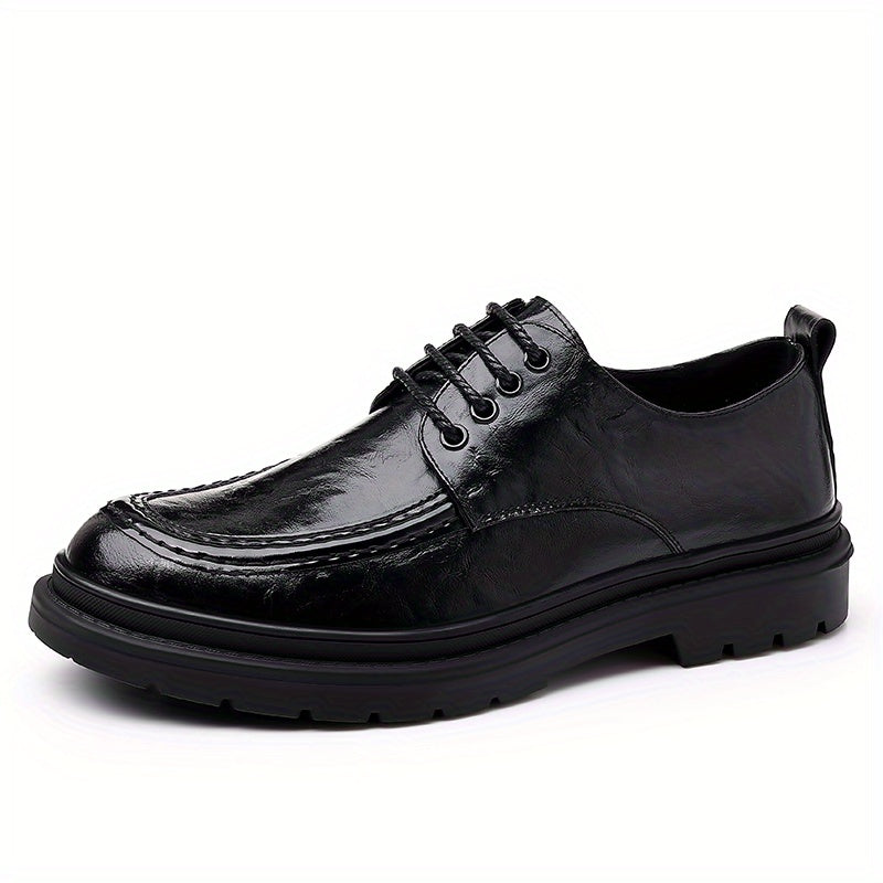 Men Leather Loafer Shoes Slip On Lightweight Dress Shoes