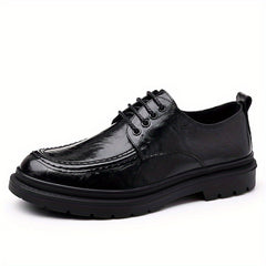 Men Leather Loafer Shoes Slip On Lightweight Dress Shoes