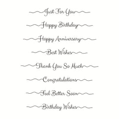 Birthday Seal Stamp DIY Silicone Transparent Seal