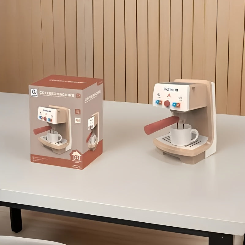 Kids Coffee Machine Toy with Realistic Details & Sound Effects