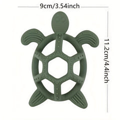Turtle Teething Toy for Babies 3M+ BPA-Free Silicone Relief