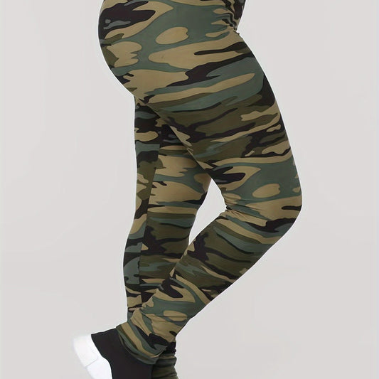 Camo High Rise Stretch Leggings