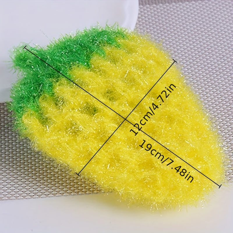 Soft Strawberry Dishcloth for Kitchen Cleaning