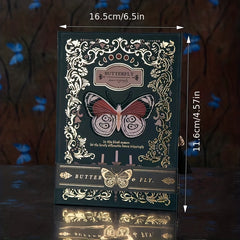 Gothic Style Butterfly Retro Notebook Subject