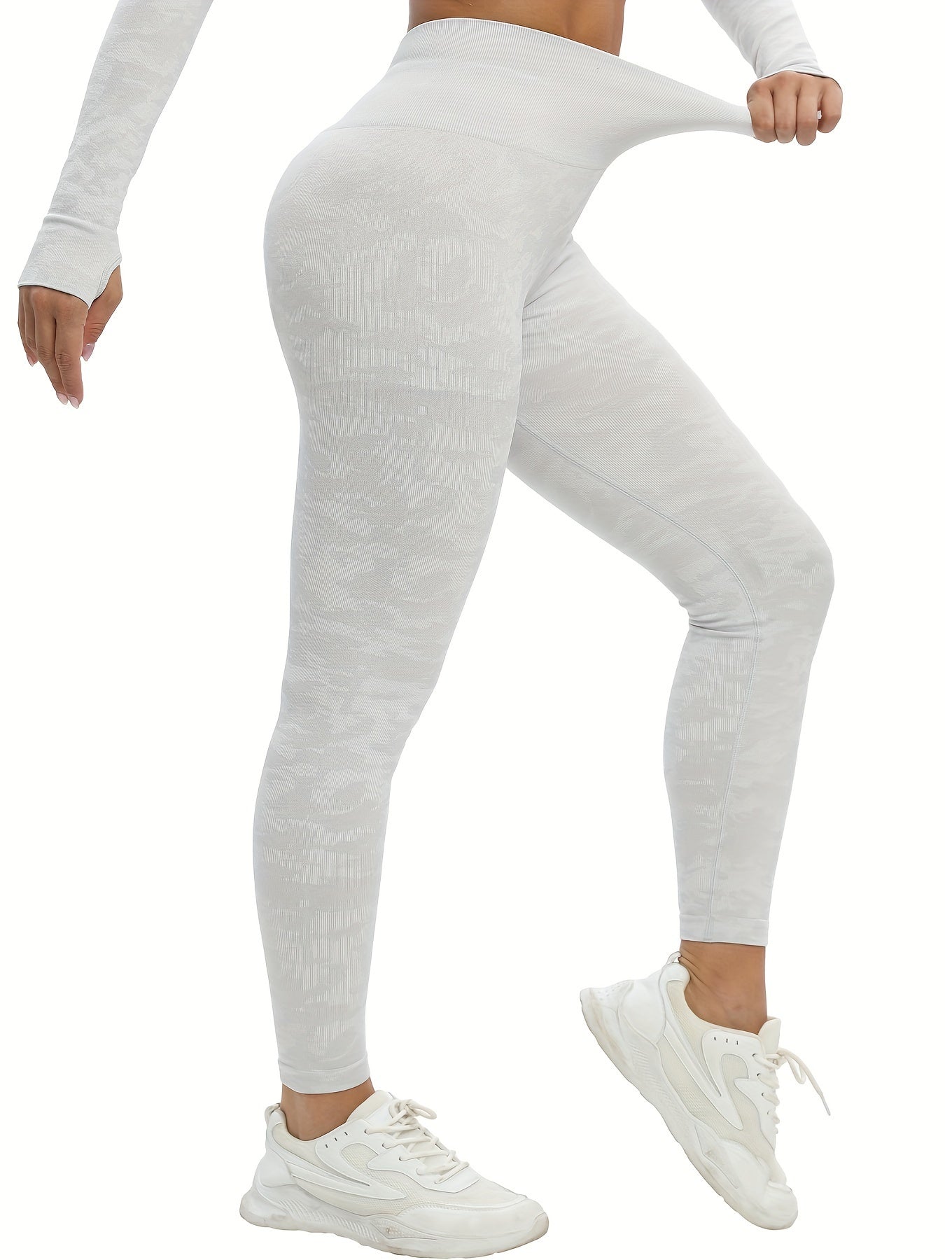 Camouflage Seamless Yoga Pants High Stretch Leggings Women's Activewear