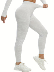 Camouflage Seamless Yoga Pants High Stretch Leggings Women's Activewear