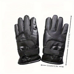 Waterproof Plush Gloves for Winter - 1 Pair