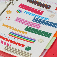 27pcs Retro Document Series Stickers Literary Picture Frame Material Multicolor
