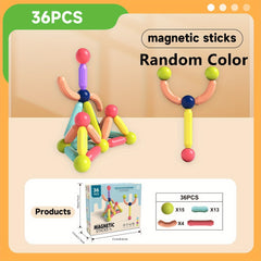 Kids Magnetic Building Blocks Toy Set - Creative Game for Boys and Girls
