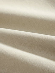Men's Drawstring Linen Trousers, Casual Solid Cotton Pants